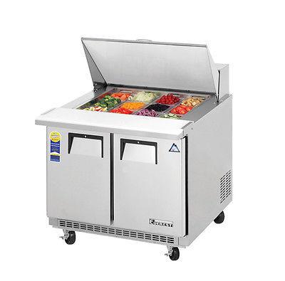 Everest EPBSR2 36" Mega Top Sandwich Prep Table