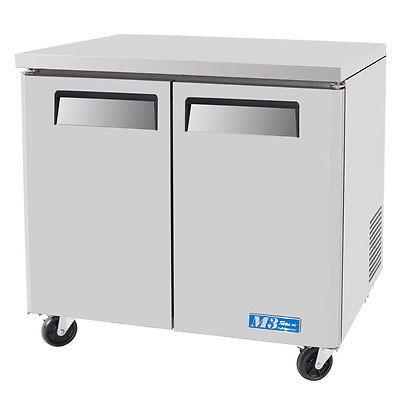 Turbo Air MUF-36-N 36" Double Door Undercounter Freezer