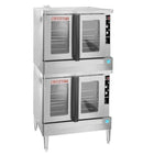 Blodgett ZEPH-100-G Zephaire Double Full Size Natural Gas Convection Oven - 100,000 BTU