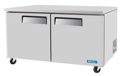 Turbo Air MUF-60-N 60" Double Door Undercounter Freezer