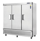 Everest EBF3 75" Three Door Reach-In Freezer