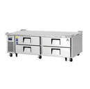 Everest ECB72D4 72" Four Drawer Chef Base