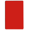 Thunder Group PLCB241805RD 24" X 18" X 1/2" Red Rectangular Polyethylene Cutting Board