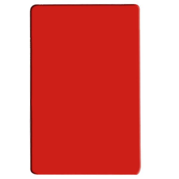 Thunder Group PLCB241805RD 24" X 18" X 1/2" Red Rectangular Polyethylene Cutting Board
