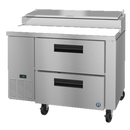 Hoshizaki Stainless Steel One Section Two Drawer  46" Pizza Prep Table
