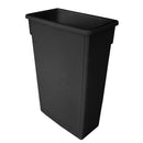 Thunder Group PLTC023K 23 Gallon Black Trash Can