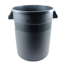Thunder Group PLTC032G 32 Gallon Grey Plastic Trash Can