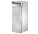 True One Section One Stainless Steel Front & Rear Door Roll-Thru Heated Cabinet