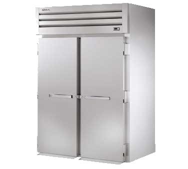 True Two Section Two Stainless Steel Door Roll-In Heated Cabinet