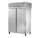 True Two-Section Two Stainless Steel Door Front & Rear Pass-Thru Heated Cabinet