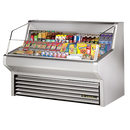 True Stainless Steel Self Contained Horizontal Air Curtain Merchandiser 60"W