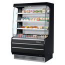 Turbo Air 8.3 Cubic Feet Black Vertical Open Merchandiser