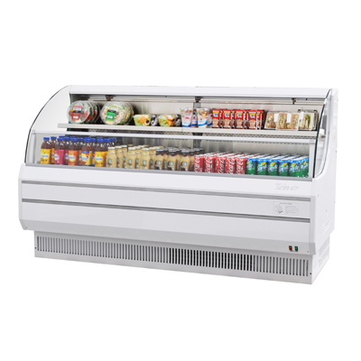 Turbo Air 14.8 Cubic Feet White Open Merchandiser