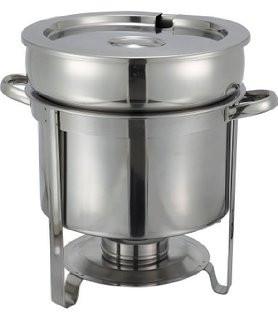 Winco 211 11 Quart Stainless Steel Soup Warmer