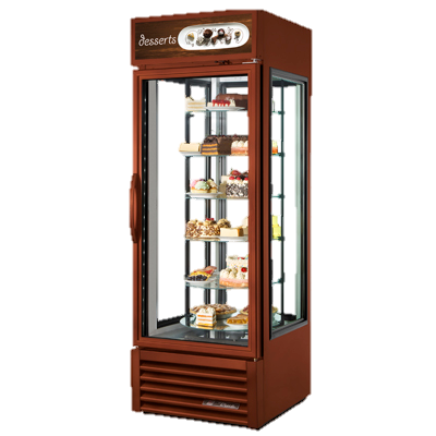 True Reach-In One-Section Glass Door Specialty Merchandiser