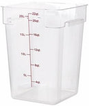 Thunder Group PLSFT022PC 22 QT Clear Polycarbonate Food Storage Containers