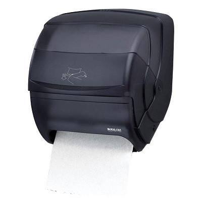 San Jamar T850TBK Integra Lever Roll Towel Dispenser - Black Pearl