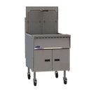 Pitco MEGAFRY High Efficiency Gas Floor Fryer 24" X 24" Fry Area 140-150 lb. Oil Capacity