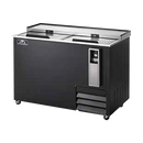 Arctic Air Black Powder Coated Horizontal Bottle Cooler 50" Wide Black