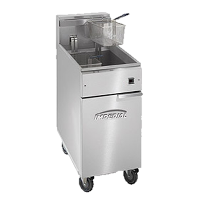 Imperial Stainless Steel 15.5" Wide 14.0 kW Electric Floor Model Fryer