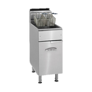 Imperial Stainless Steel 19.5" Wide Gas Floor Model Fryer