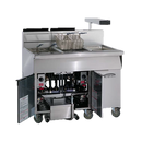 Imperial Stainless Steel Five Battery Electronic Thermostat 117" Wide Gas Fryer
