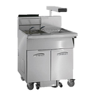 Imperial Stainless Steel Three Battery Electronic Thermostat 62" Wide Open Pot Gas Fryer