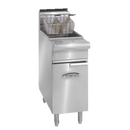 Imperial Stainless Steel 19.5" Wide Open Pot Range Match Gas Fryer