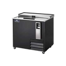 Arctic Air Black Powder Coated Exterior Horizontal Bottle Cooler 37" Wide Black