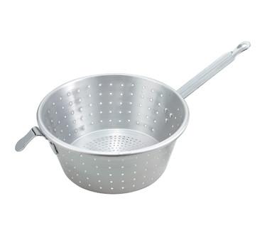 Winco ASS-09 9" Aluminum Spaghetti Strainer