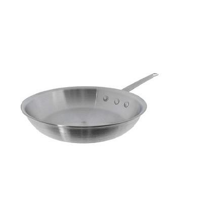 Winco AFP-10 10" Aluminum Fry Pan, Mirror Finish