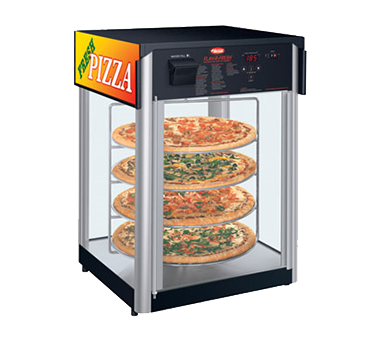 Hatco Flav-R-Fresh® 2 Door 4 Tier Pass-Thru Countertop Holding & Display Cabinet Anodized Aluminum