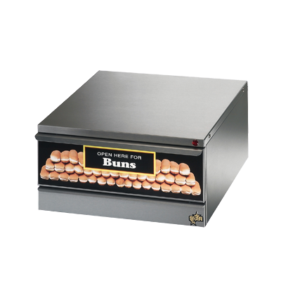 Star Grill-Max® Hot Dog Bun Warmer Capacity 32 buns Stainless Steel