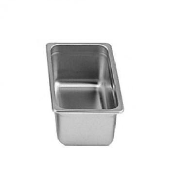 Quarter Size 4" Deep 22 Gauge Stainless Steel Anti Jam Pans