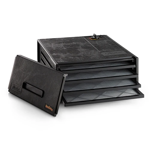 Excalibur 4-tray, No Timer, Black, Solid Door