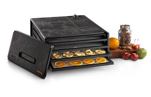 Excalibur 4-tray, No Timer, Black, Solid Door