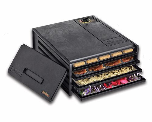 Excalibur 4-tray, No Timer, Black, Solid Door