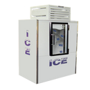 Fogel White Indoor Bagged Ice Merchandiser One Glass Hinged Door 56" Wide