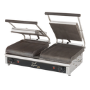 Star Two-Sided Electric Sandwich Grill 20" Wide Cooking Surface Grooved Iron Grill Plates