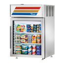 True One Section Stainless Steel Exterior Countertop Reach-In Refrigerated Display Case