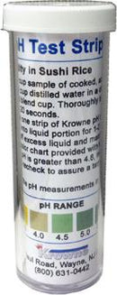 Krowne 25-126 PH Test Strips - 50 Count