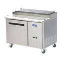 Arctic Air Pizza Prep Table 1 Self-Closing Door 12 cu. ft. Stainless Steel