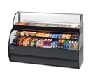 Federal Industries Specialty Display Sandwich Or Salad Prep Merchandiser With Refrigerated Self-Serve Bottom, 77"W x 34"D x 52”H, Black Exterior