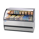 Federal Industries Specialty Display Versatile Service Top Over Refrigerated Self-Serve Counter Case, 59”W x 34”D x 33”H, Choice Of Laminate
