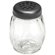 Tablecraft 6 Oz Cheese Shaker Perforated Plastic Top