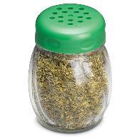 Tablecraft 6 Oz Cheese Shaker Perforated Plastic Top