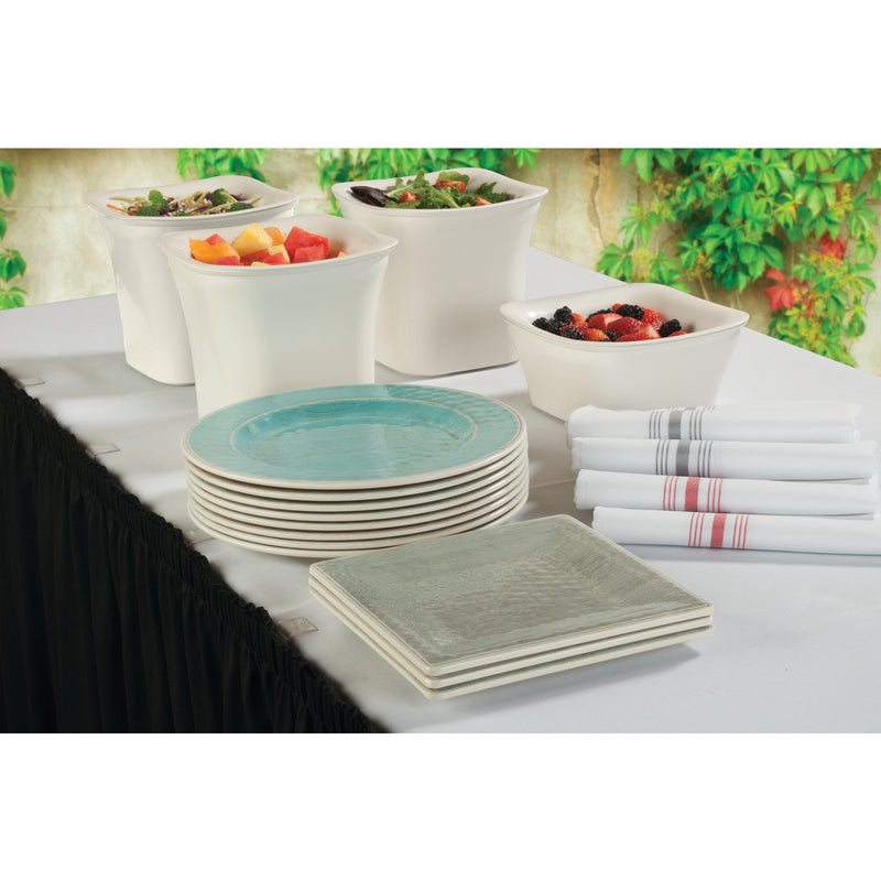 Carlisle Grove 6400418 Smoke Melamine Round Charger 12.5"