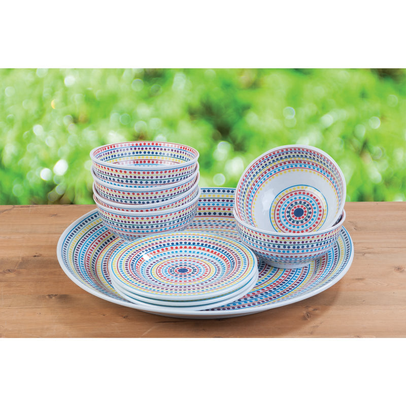 Carlisle Parasol PAR2200 Melamine Round Platter 18"