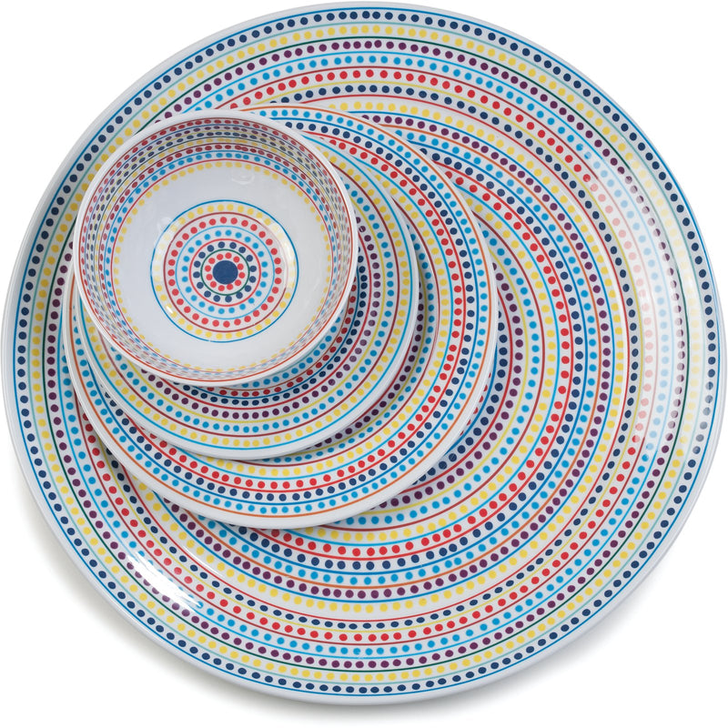 Carlisle Parasol PAR2200 Melamine Round Platter 18"