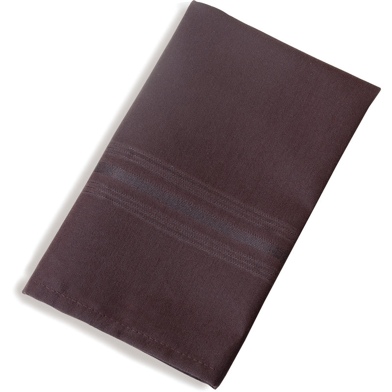 Carlisle Softweave 53761822NH515 Tone on Tone Epicure Chocolate Napkins 18" x 22"